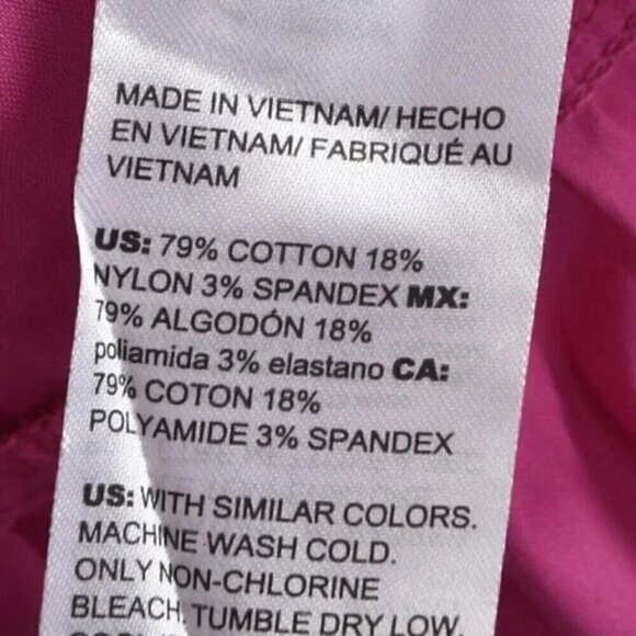 Chico's Poplin Balloon Sleeve Dress Pink Size 12 - Picture 8 of 10